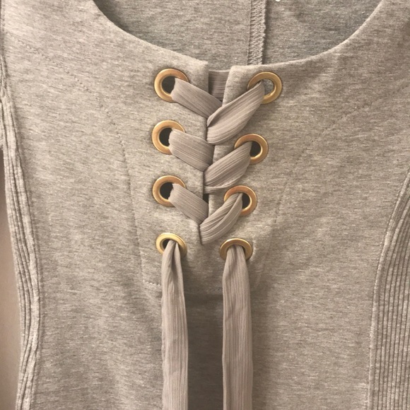 Free People Gray Long Sleeve - Picture 2 of 4